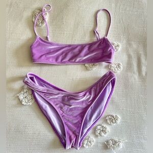 Triangl Purple Velvet Bikini